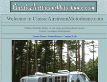Tablet Screenshot of classicairstreammotorhome.com
